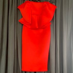 Red evening Bodycon Dress